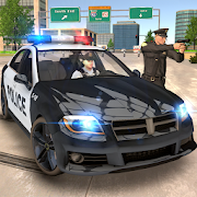 警察漂移汽车驾驶模拟器