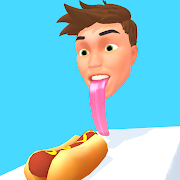 舔食物