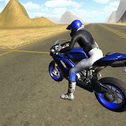 快速摩托车驾驶员3D