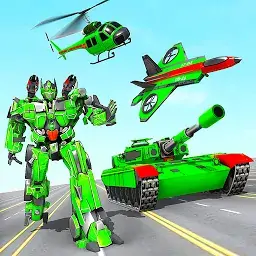 直升机改造战争机器人英雄：坦克射击