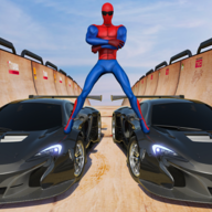 超级英雄超级坡道：汽车游戏