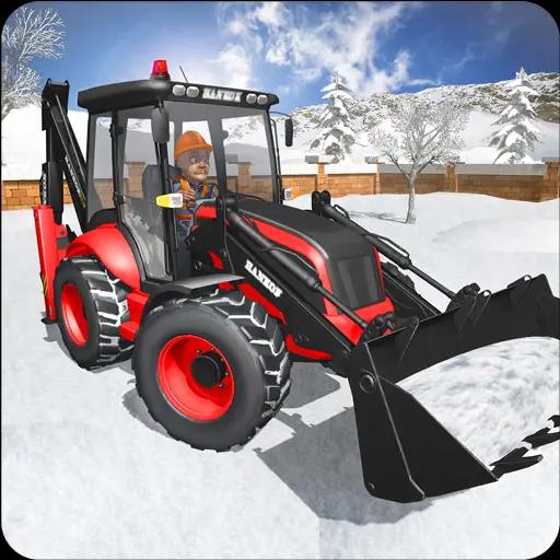 雪地挖掘机卡车游戏3D