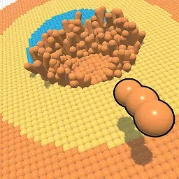 染色弹球