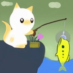小猫钓鱼
