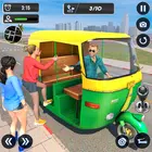 现代的 黄包车 模拟器 游戏 - Tuk Tuk Games