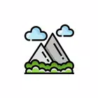 山 山