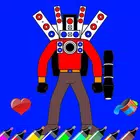 Titan Man电视着色游戏 Titan Man电视着色游戏