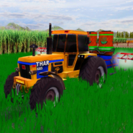 大型农用拖拉机3D