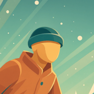 森林滑雪