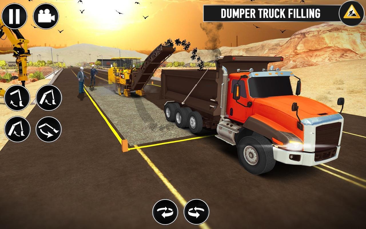 建筑模拟器3D：挖掘车卡车
