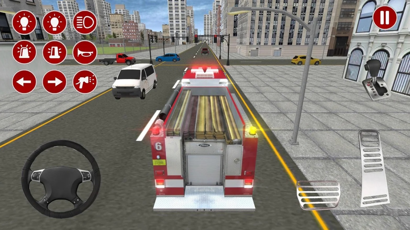 真实消防车驾驶模拟器
