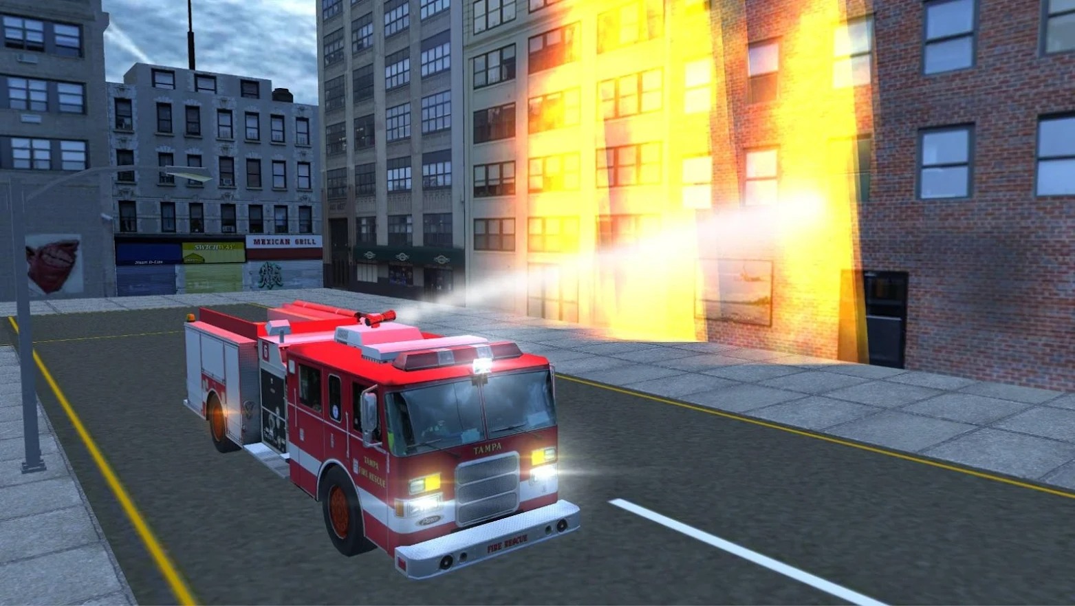 真实消防车驾驶模拟器