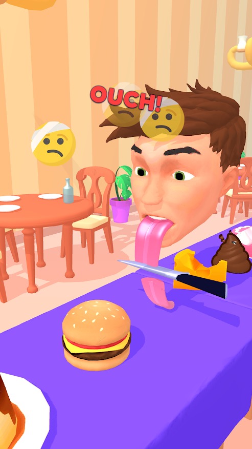 舔食物