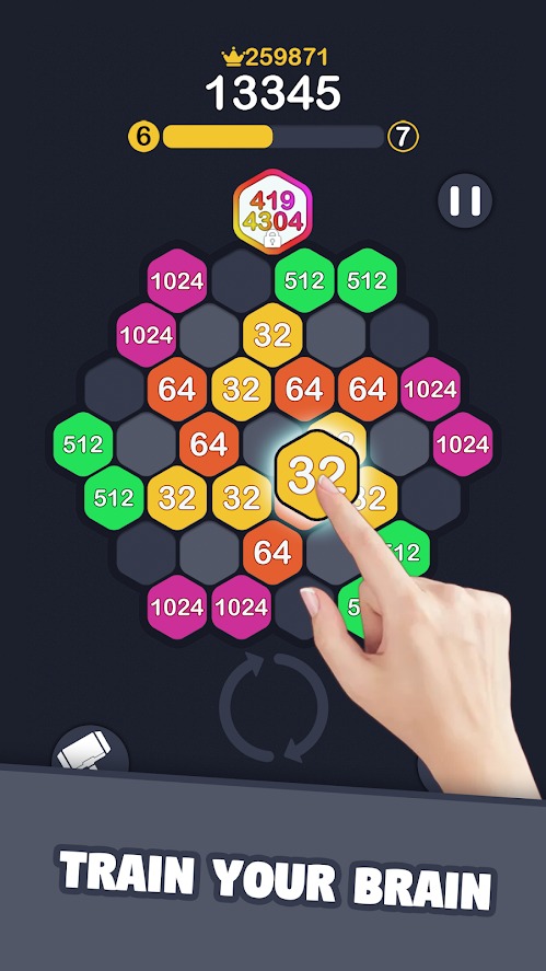 2048六角形