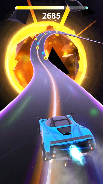 赛车跳动