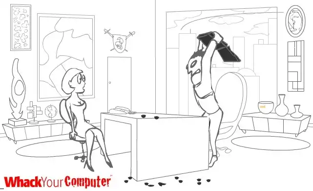 打你的电脑