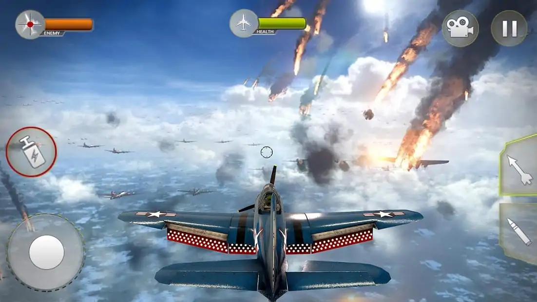 飞机战斗战争空中射击游戏