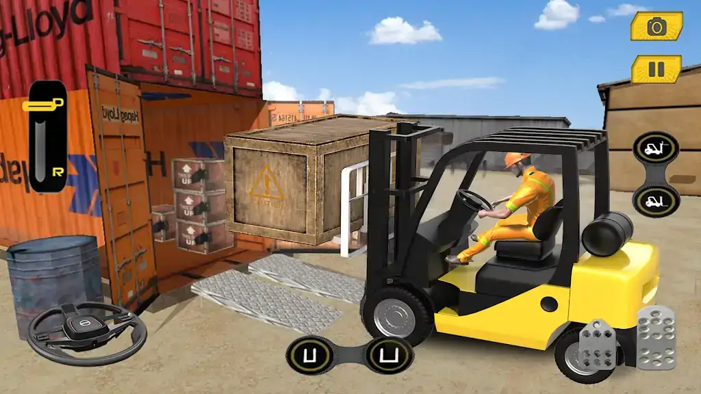 真实叉车的驱动模拟器游戏3D