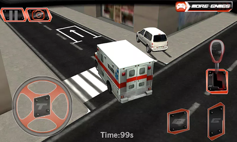 市救护车停车3D