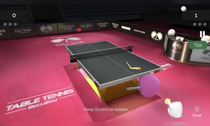 真实乒乓球