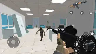 僵尸战场：射击游戏像素FPS3D