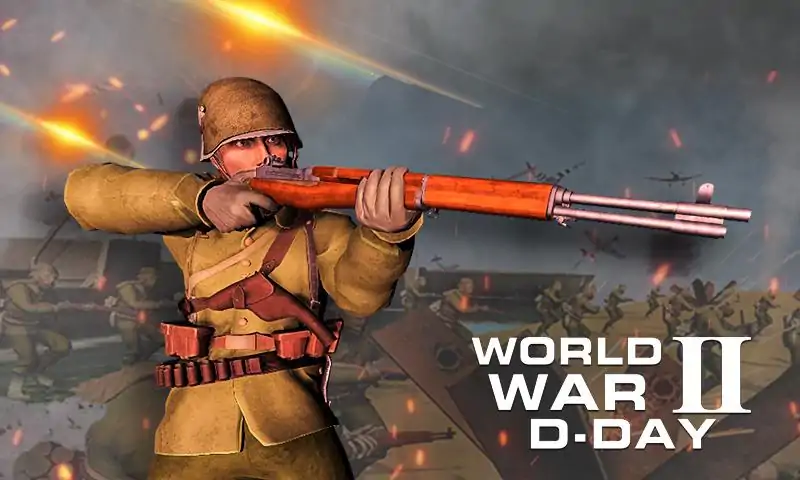 D日第二次世界大战战斗：WW2射击游戏3D