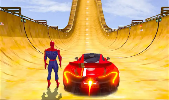 超级蜘蛛侠赛车