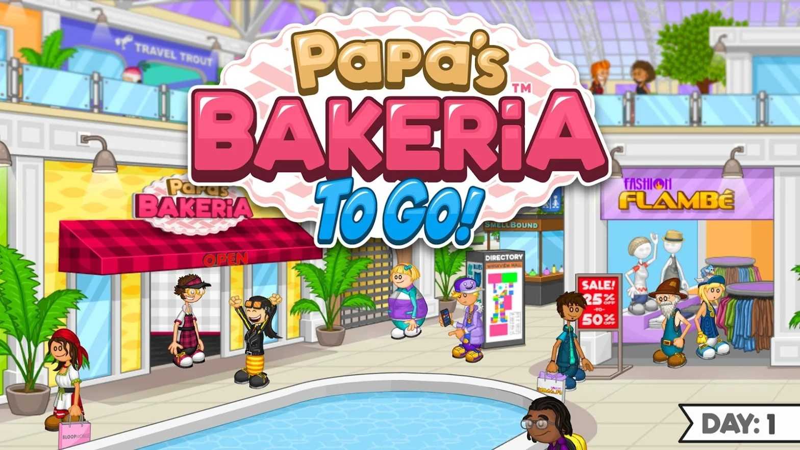 Papa's Bakeria To Go(爸爸要去面包店了)