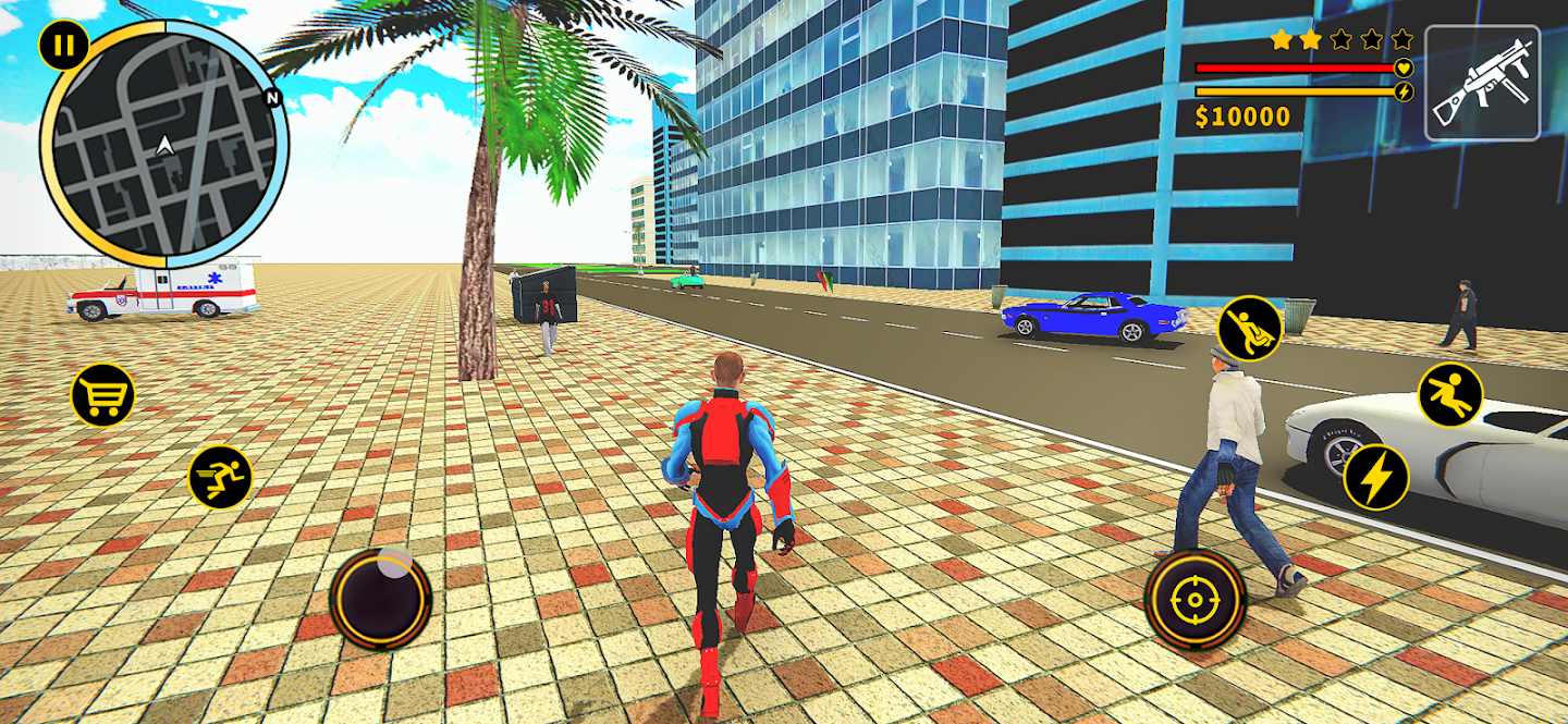 Flying Spider Super Hero - Vegas Crime City Battle(飞天蜘蛛超级英雄)