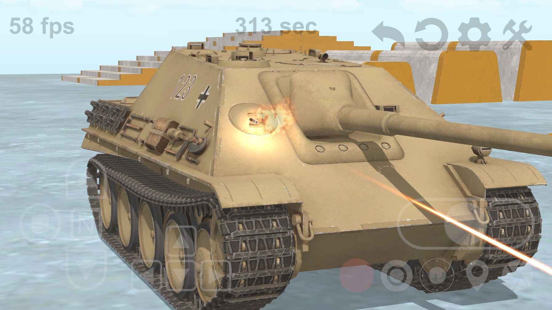 坦克物理模拟(辅助菜单)