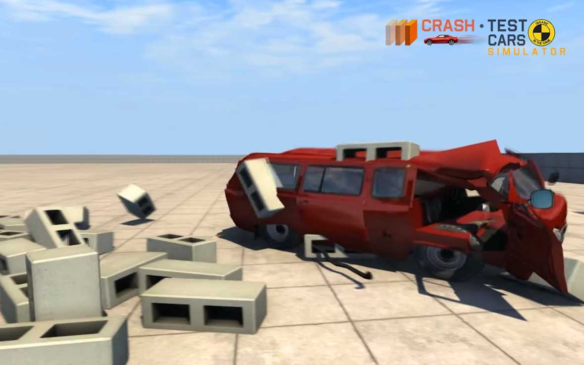 Car Crash Test UAZ BUHANKA(汽车碰撞试验)