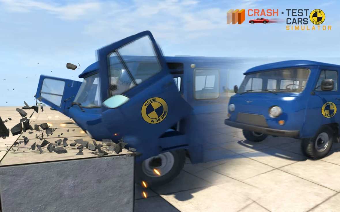 Car Crash Test UAZ BUHANKA(汽车碰撞试验)