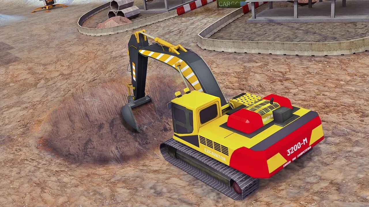 挖掘机起重机驾驶模拟