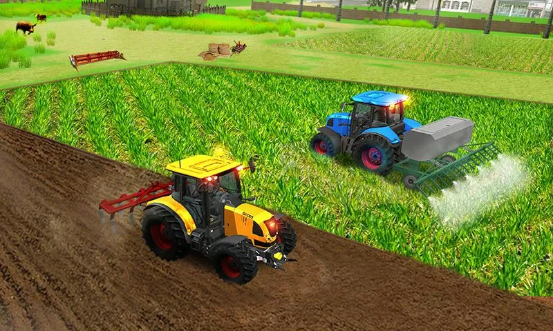 拖拉机农业游戏收割机
