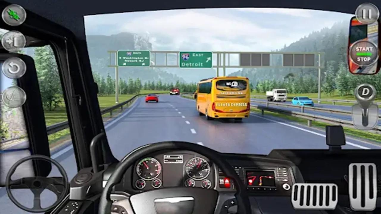 模拟驾驶大巴车