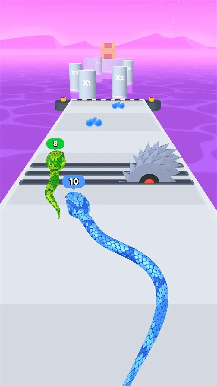 七彩蛇：3D竞速游戏