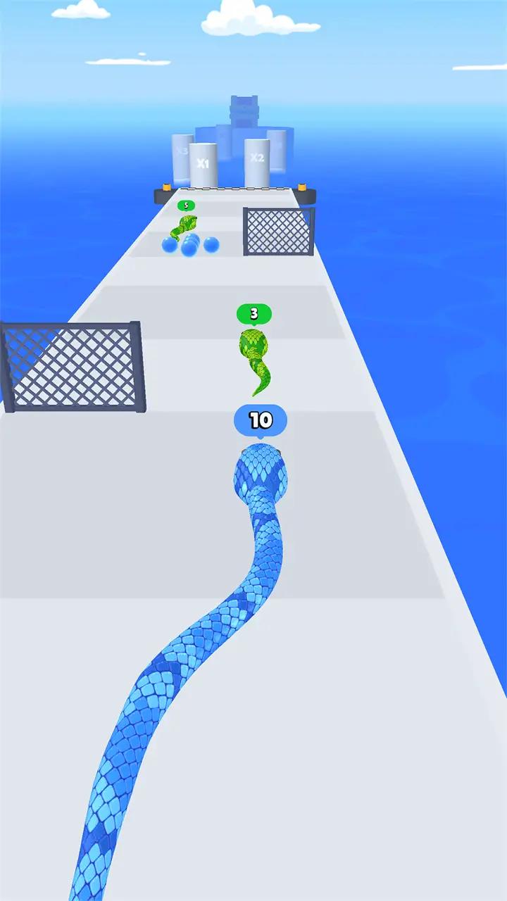 七彩蛇：3D竞速游戏