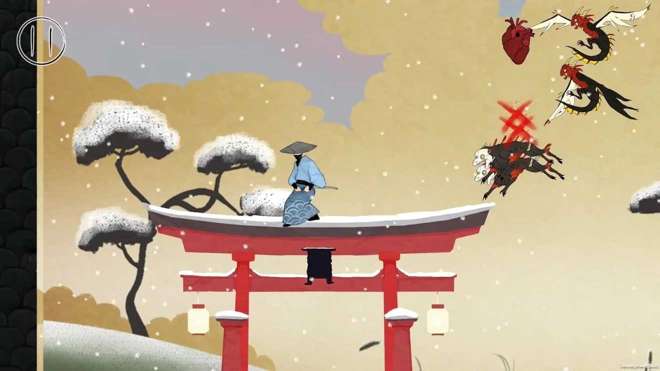 水墨武士