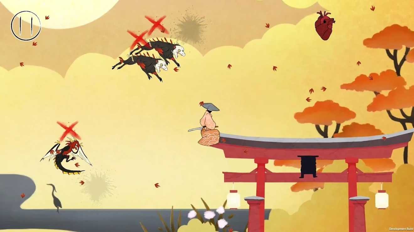 水墨武士