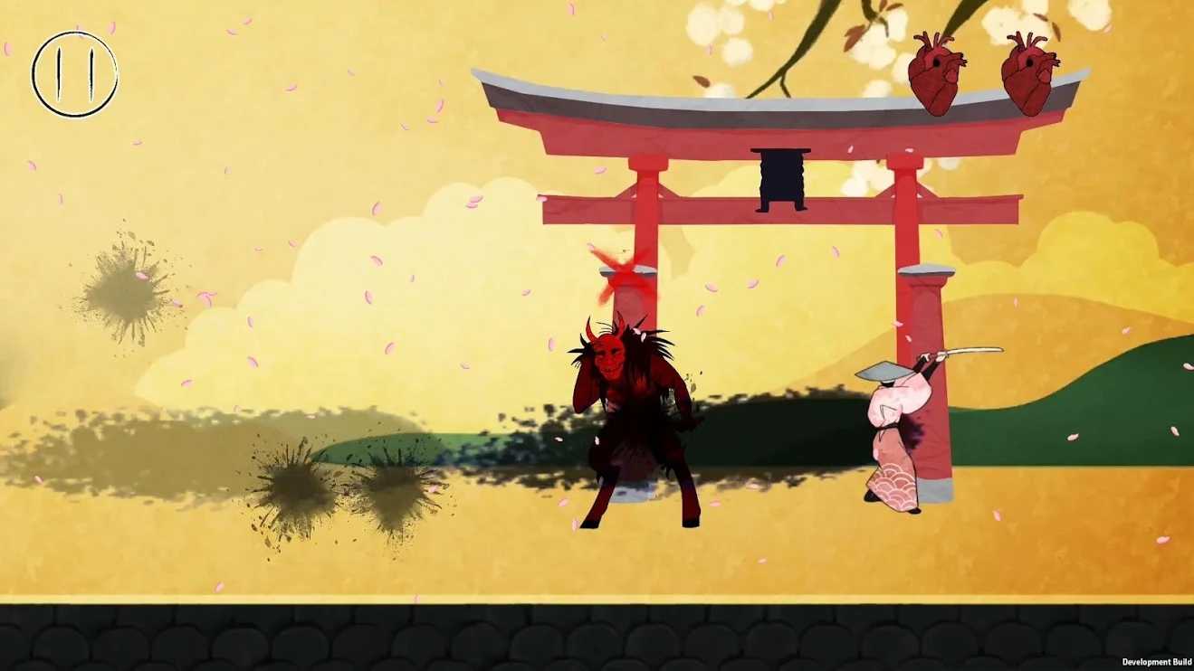 水墨武士