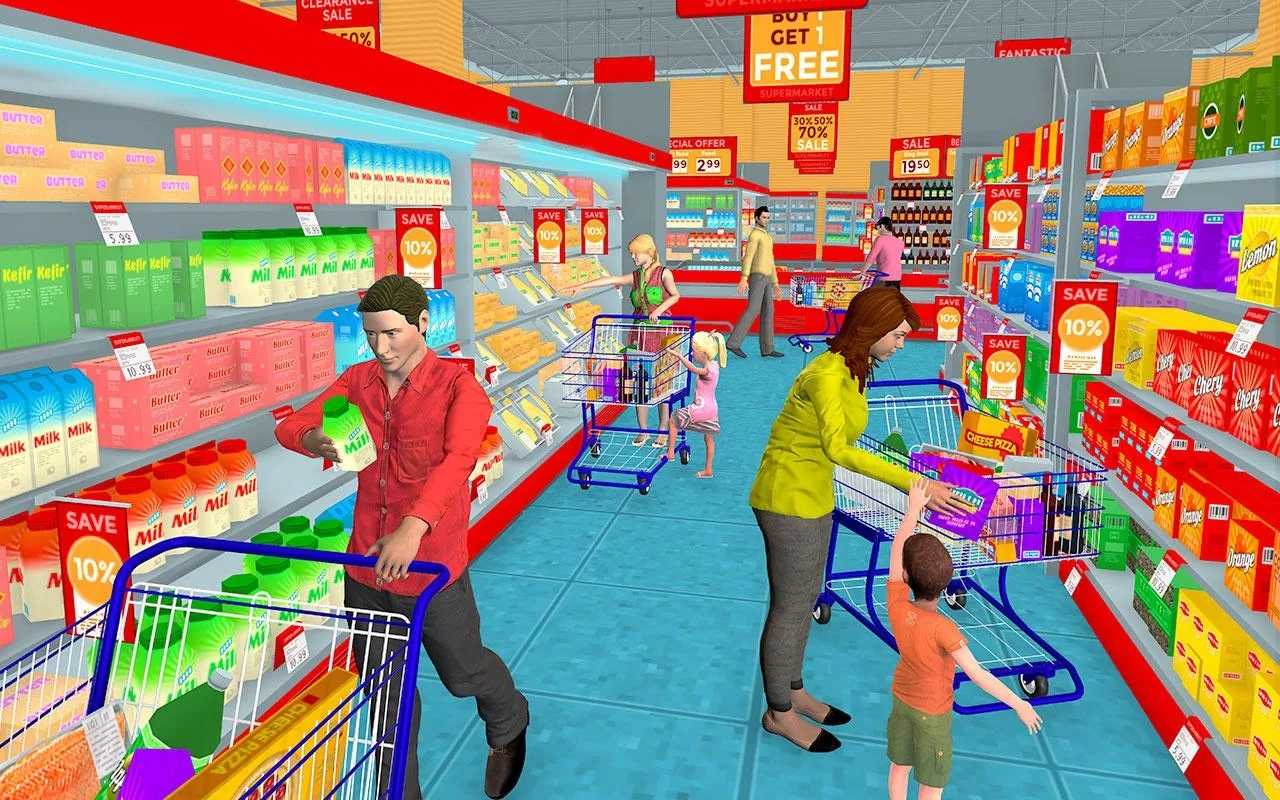 超级市场：杂货购物中心