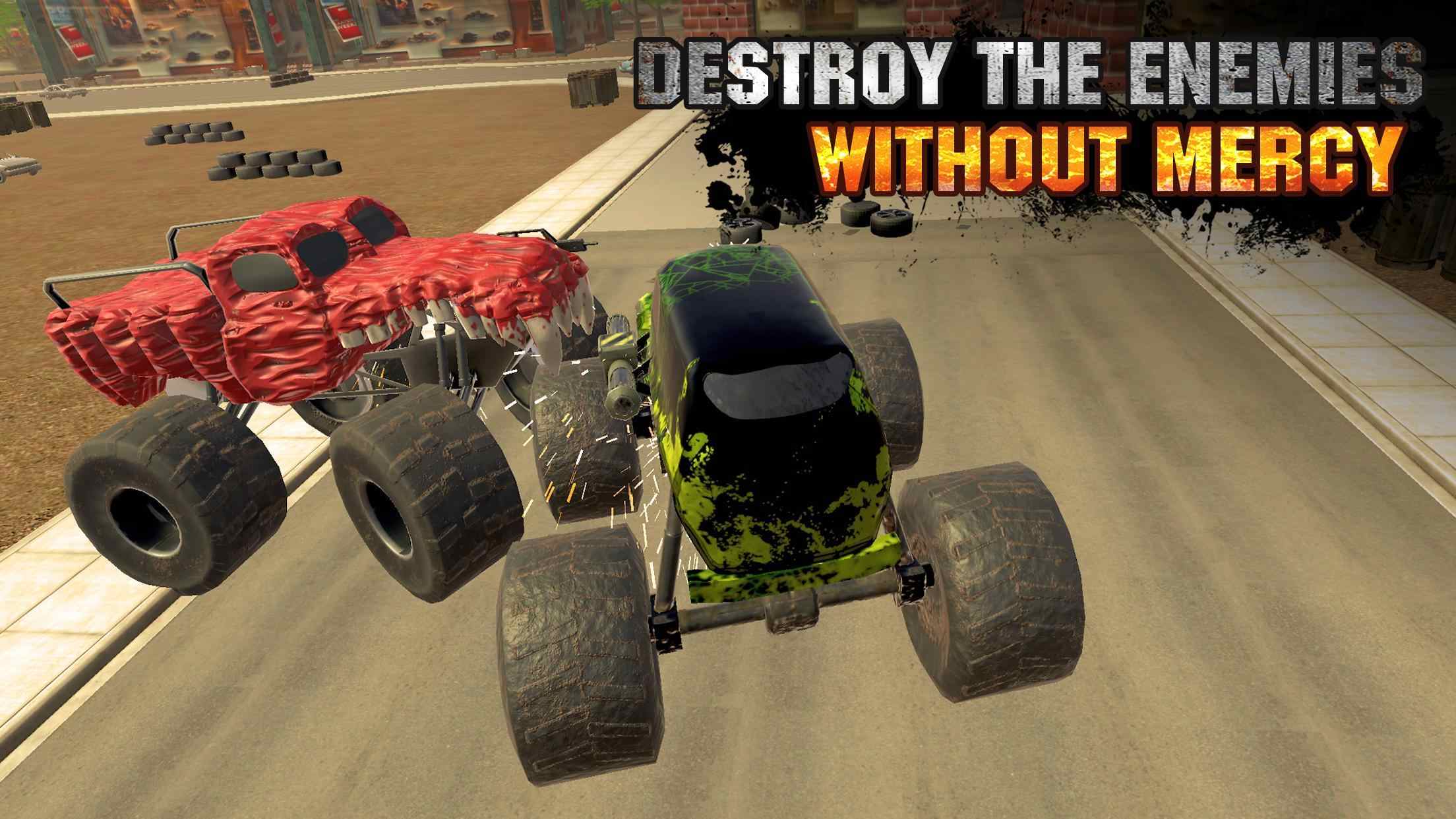 怪物卡车战斗3D