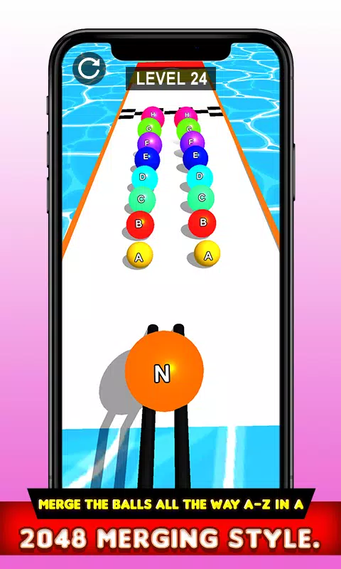 ABC字母AZ球冲3D