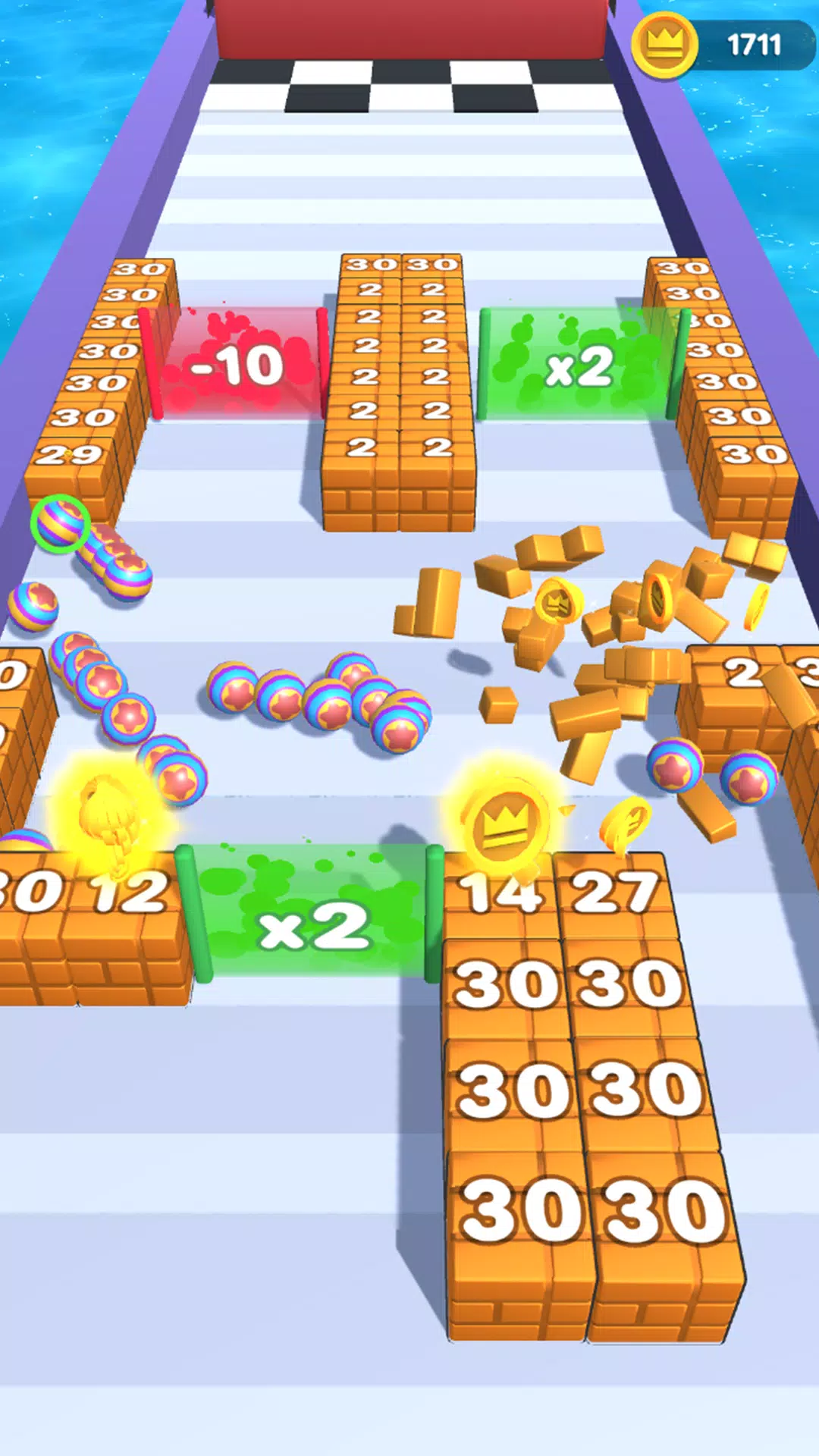 Ball Bricks Run
