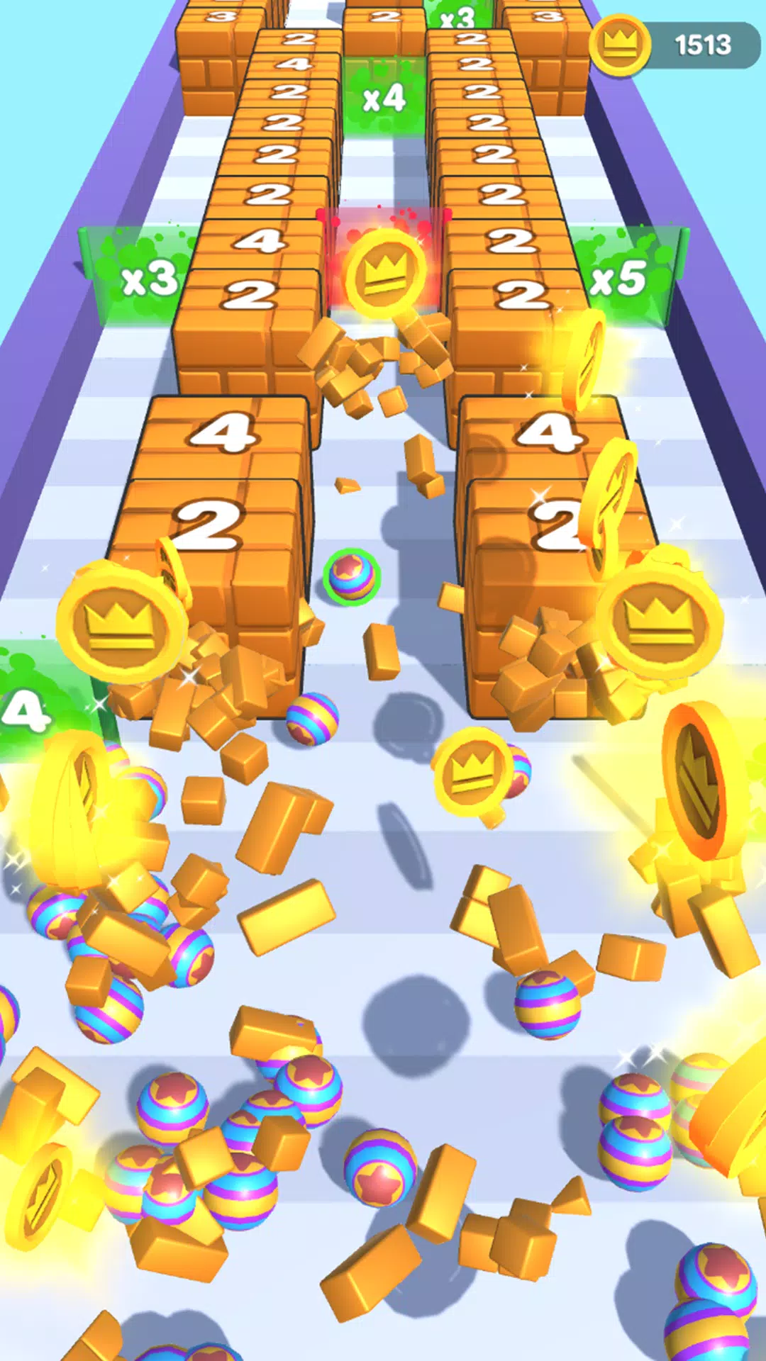 Ball Bricks Run