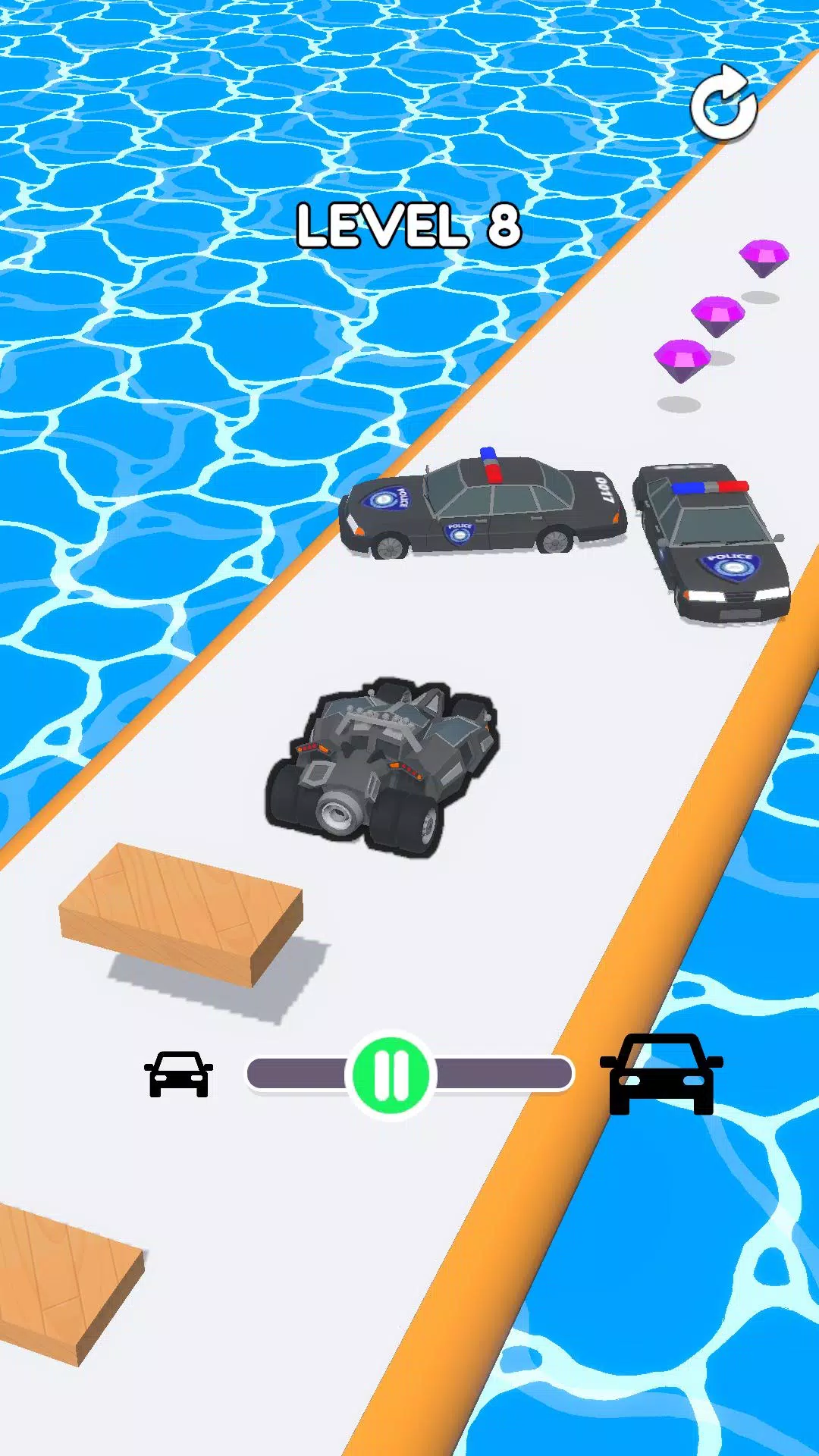 缩放汽车3D
