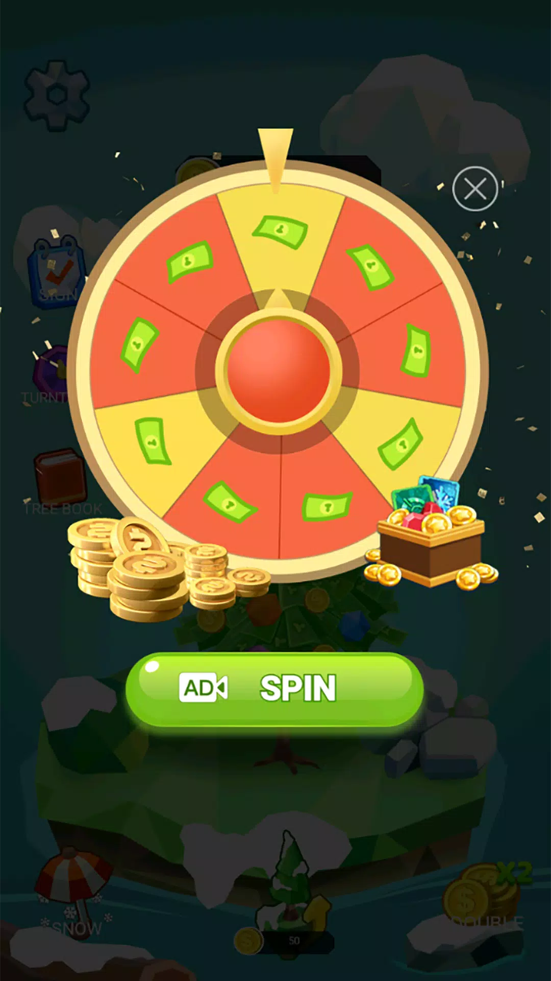 金色圣诞树