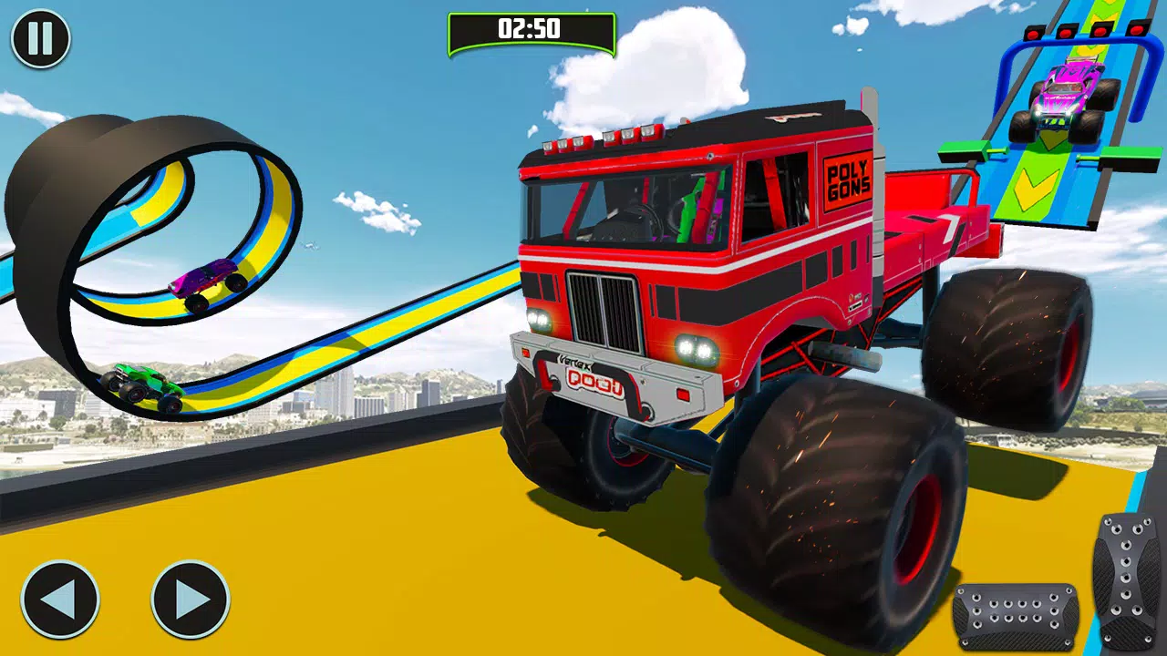 怪物卡车游戏4x4特技