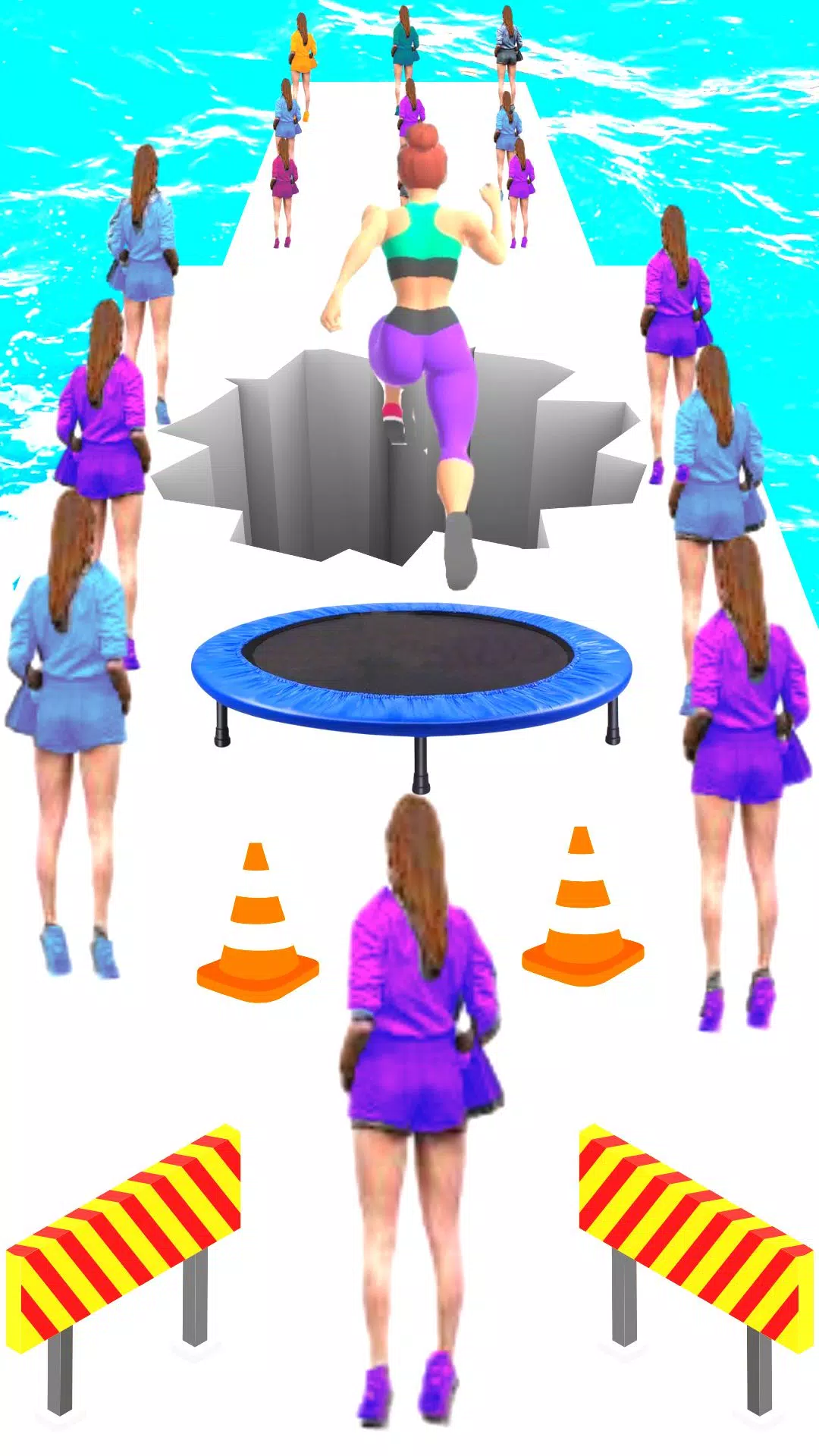 Body Race Run 3d fat 2 fit