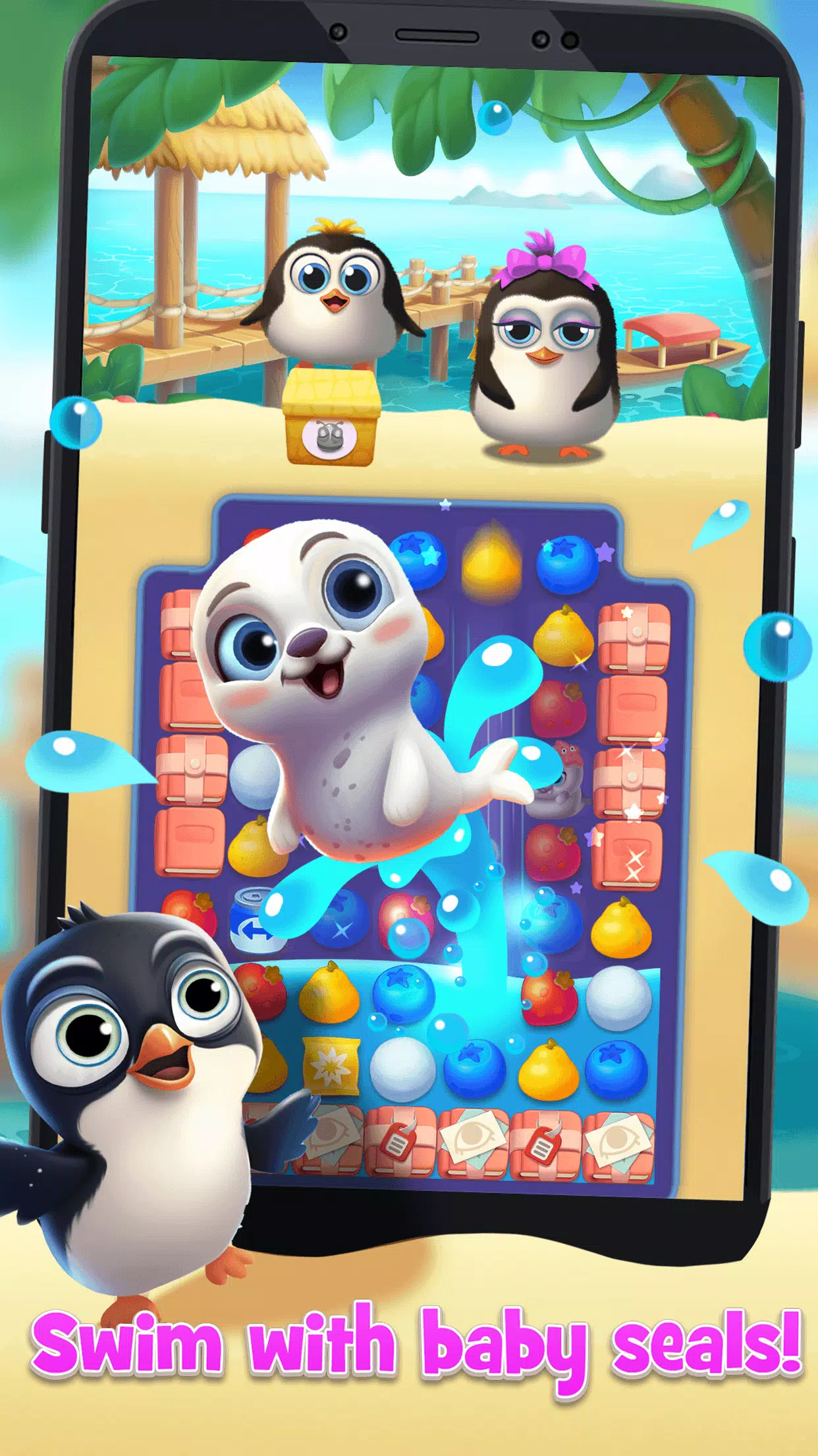 企鹅乐园:三消冒险(Match Penguin)